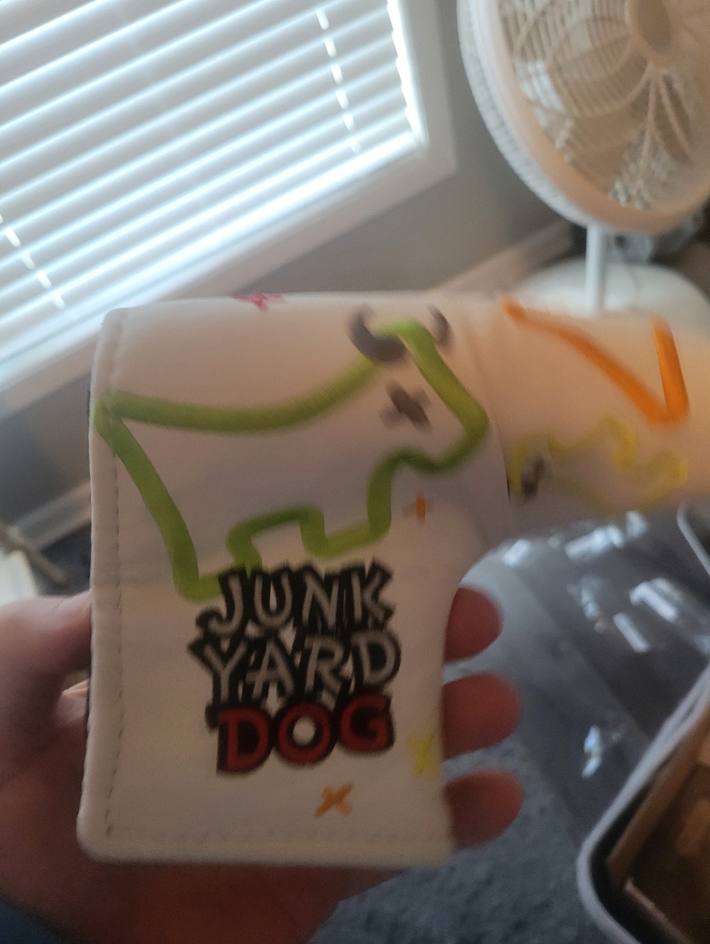 Scotty Cameron Junk Yard Dog White Blade Putter Head Cover